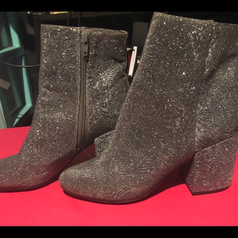 Carlos by Carlos Santana Sparkly ankle boots